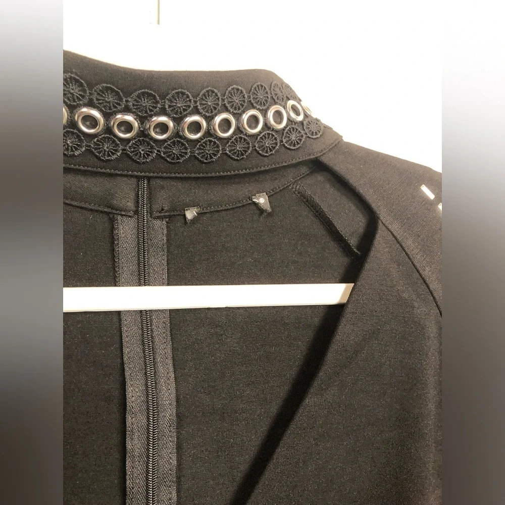 Black Studded Women's Top - Picture 5 of 11